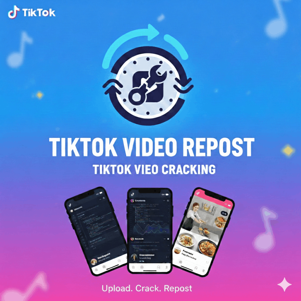 Repost video on TikTok